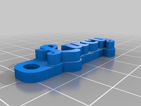 lucy de porte-clés personnalisé 3d print model - Mito3D