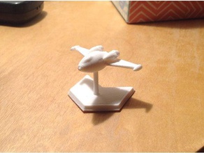rocketship - game piece toys & games board components rocket sci-fi science fiction space ship 3d print model - Mito3D