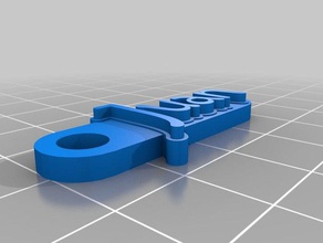 juan Schlüsselanhänger kundengebundene 3d print model - Mito3D
