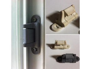 ventana corredera de cierre las piezas repuesto diy fenetre loquet la cerrojo 3d print model - Mito3D