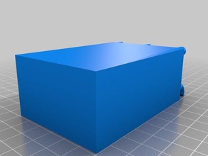 pegboard bin 55 80 tool holders & boxes customized 3d print model - Mito3D