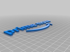 amazon prime now-logo 3d print model - Mito3D