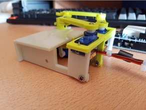 plotclock extra partes do corpo mais rigit elevador movimento diy arduino remix 3d print model - Mito3D