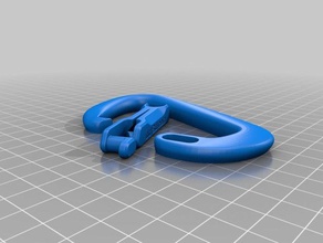 high load carabiner household 3d print model - Mito3D