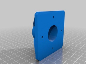 tubo de superfície plana do suporte partes 3d print model - Mito3D