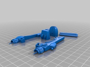 type 2 phaser disassembled props 3d print model - Mito3D