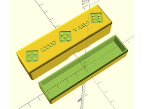 parametrik zar tutucu kaplar 3d print model - Mito3D