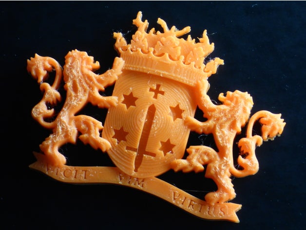 wapen haarlem crista sinais e logotipos amesterdão logotipo nederland países baixos sinal 3D print model - Mito3D