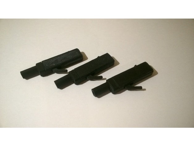 mini lastik bant silah 3d baskı kauçuk rubber3dprinting 3D print model - Mito3D