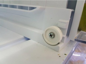 lg réfrigérateur tiroir de la roue les pièces rechange bac à légumes du tiroirs 3d print model - Mito3D