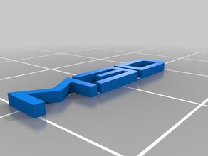 m3d logo collegato segni e loghi 3d print model - Mito3D