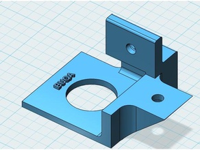 20x20 al extrusão perpendicular de montagem motor passo Impressora 3d peças 3d print model - Mito3D