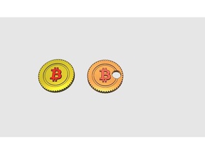 bitcoin A impressão 3d 3d print model - Mito3D