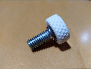 parafuso botão recartilhado partes knob de aperto manual 3d print model - Mito3D