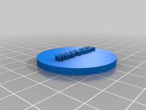 round maker keychains customized 3d print model - Mito3D