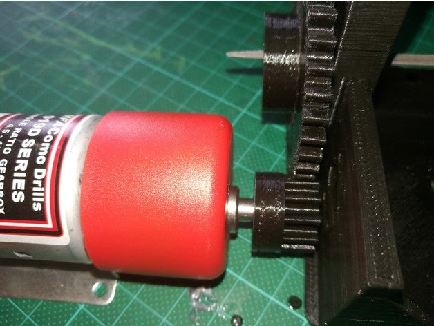 small gear filament extruder puller 3d printer extruders drive 3D print model - Mito3D
