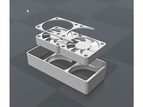printrbot smalls fã espaçador A impressão 3d pequena 3d print model - Mito3D