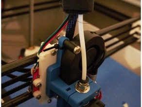 hypercube e3d mount sideway zip-tie 3d printer parts 3d print model - Mito3D