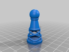 scacchi pedone di 3d print model - Mito3D