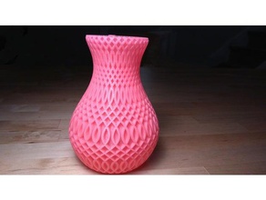büyük bi vazo kaplı sanat çiçek 3d print model - Mito3D