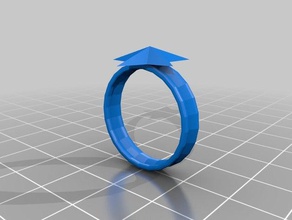 awesome star ring Ringe 3d print model - Mito3D