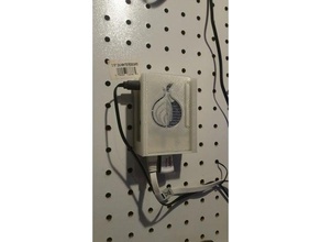 raspberry pi snap case pegboard mount electronics 3d print model - Mito3D