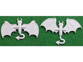 flappy devilbat toys & games bat novelty toy 3d print model - Mito3D