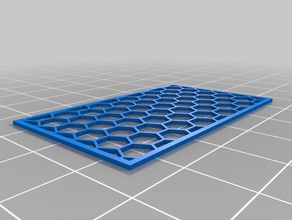 50x30hex raster kundengebundene 3d print model - Mito3D