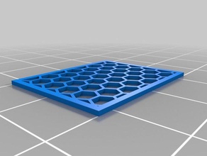 25x20hex grid pattern customized 3d print model - Mito3D