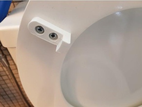 wc de apoyo los tornillos cuarto baño 3d print model - Mito3D