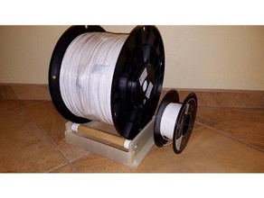 spool holder up 10kg rolls 3d printer accessories filament heavy duty 3d print model - Mito3D