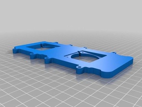 ramp fan cover 2x 40mm fans 3d printer parts cooling ramps replacement ultimaker 3d print model - Mito3D