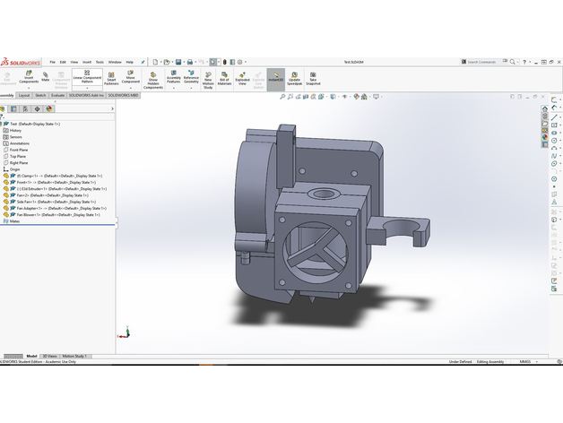 e3dv6 auto cama de nivelación actualizado ventilador Impresora 3d extrusoras 3D print model - Mito3D