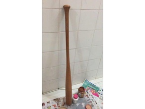 baseball bat - original size sport & outdoors 3d print model - Mito3D