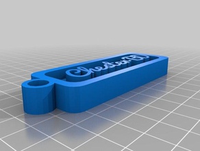 chester bd llaveros personalizado 3d print model - Mito3D