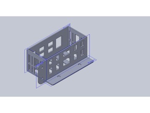 flsun cube-Netzteil-Abdeckung 3d-Drucker Teile 3d print model - Mito3D