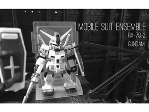 ensemble use system base 3d printing delta robot figure gundam gunpla toy toys 3d print model - Mito3D
