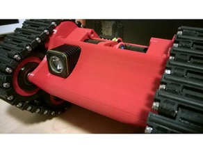 vordere Rumpf embedded-Kopf-Licht r c Fahrzeuge 3d print model - Mito3D