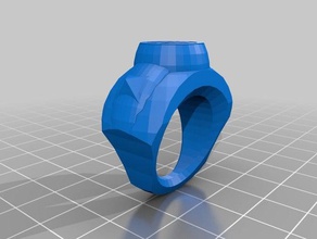 weiße Laterne-ring Ringe cosplay dc comics Laterne ring weiß 3d print model - Mito3D