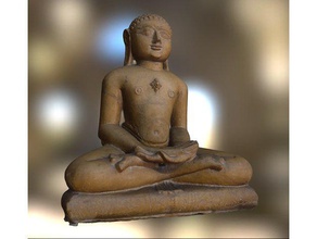 mahavira tarama ve kopyaları 3d baskı 3 Boyutlu Tarama Buda kültürel miras Hindistan meditasyon mitoloji sistemleri uygulamaları din yoga 3d print model - Mito3D