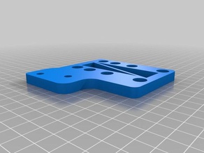 anet a2 axe x du curseur de gauche remplacement L'imprimante 3d pièces mise à niveau 3d print model - Mito3D