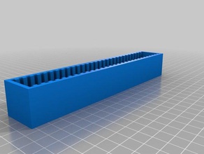 my customized sd-card rack 30 sd cards tool holders & boxes 3d print model - Mito3D