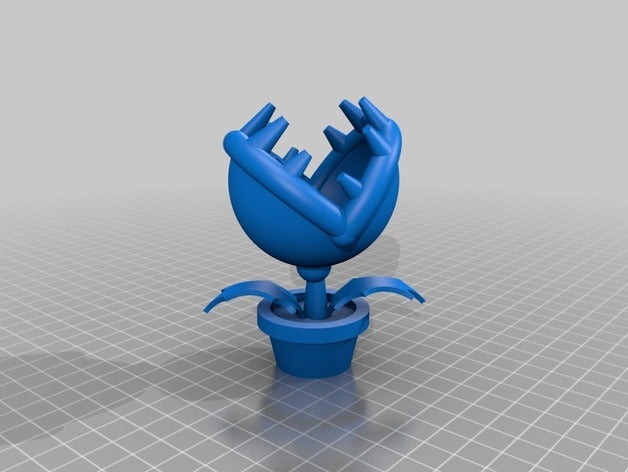 piranha plant pot 3d printing 3D print model - Mito3D