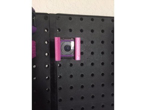 gopro session pegboard holder camera go pro mount 3d print model - Mito3D