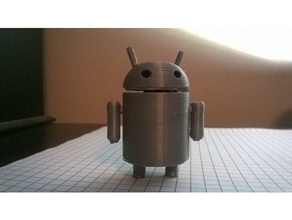 lovable android bot 3d print model - Mito3D