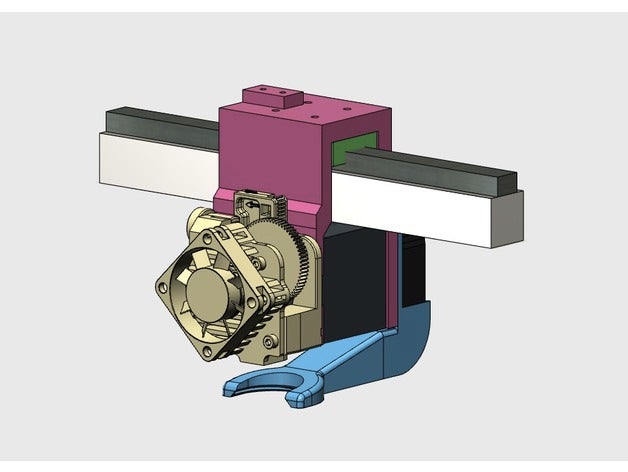 ft5 aero mont d'oem de moteur L'imprimante 3d pièces folgertech folger tech ft-5 3D print model - Mito3D