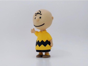 charlie brown pessoas dos desenhos animados quadrinhos amendoim 3d print model - Mito3D