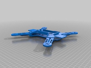 sensei 300 raza quadrocpter juegos y juguetes la aeronave drone el fpv racer racedrone rcplane 3d print model - Mito3D