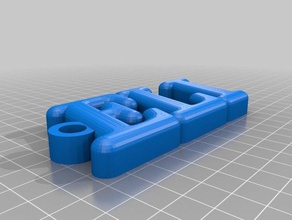 mi nombre personalizado llavero eli2 organización 3d print model - Mito3D