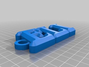 eli 3 my customized name keychain organization 3d print model - Mito3D